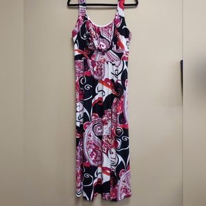 Studio 1940 Paisley Pattern Maxi Dress